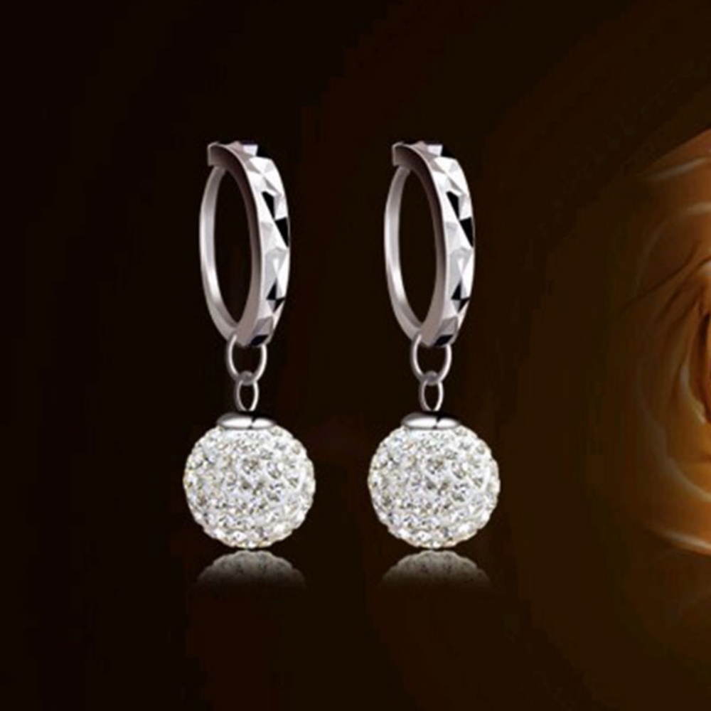 Pierced Diamond Earrings - Picture 3 of 5